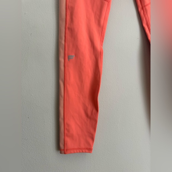 Fabletics Motion365+ High-Waisted Bungee Workout Legging Coral XS - Picture 10 of 13